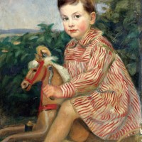 レイモン・レヴィ=ストロース　≪子どものクロード・レヴィ=ストロース、あるいは木馬の三輪車にまたがる子どものクロード・レヴィ=ストロース≫1912年　プティ・パレ美術館