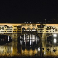 ステファノ・リッチ監修によるベッキオ橋のライトアップ