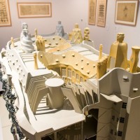 「カサ・ミラ」の建築模型
