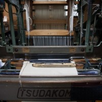 帯を織るのに使われていた32センチ幅の織機