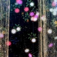 タカシマヤ ウオッチメゾンがオープン、ファサードにチームラボのデジタルアート作品「Flowers in the Sandfall」を設置