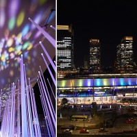 グランルーフのイルミネーション「Tokyo Colors 2015」が開催
