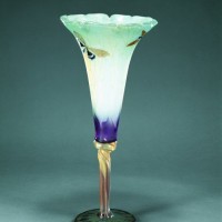 昼顔形花器「蛾」エミール・ガレ1900年サントリー美術館
