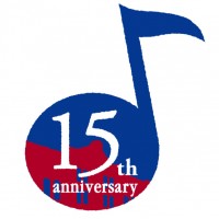 横浜赤レンガ倉庫リニューアル 15 周年ロゴ「賑わい」