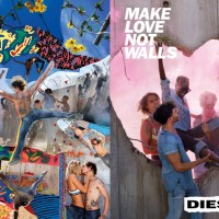 ディーゼル2017年春夏広告キャンペーン「MAEK LOVE NOT WALLS (壁を築くのではなく、愛を育もう）」