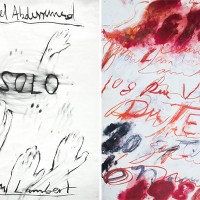 POSTER (1988) by Jean Michel Basquiat / POSTER (1986) by Cy Twombly