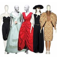 神戸ファッション美術館のベーシック展示「夢のイヴニング・ドレス」が開催