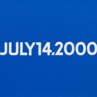河原温　《”Friday” JULY 14, 2000 “TODAY” series No.26》　2000年
