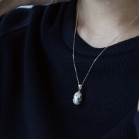 Floret Dot Pearl Necklace + 10K（4万3,000円）