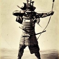 アポリネール ル バ 《日本の武者》 1864年、 鶏卵紙