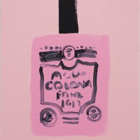 Pink perfume bottle | Acrylic on canvas | 2016