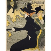 アンリ・ド・トゥールーズ=ロートレック《ディヴァン・ジャポネ》1893年 多色刷りリトグラフ 三菱一号館美術館