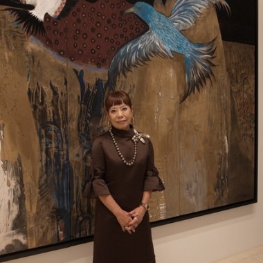 銀座の「KH ギャラリー」が1周年、画家・小篠弘子がクリムトへのオマージュ