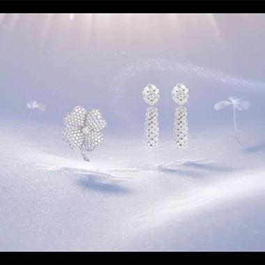 粉雪に舞い煌めくダイヤモンド。ヴァン クリーフ＆アーペルがホリデーに贈る「ダイヤモンド ブリーズ」