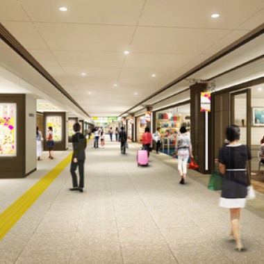 東京駅丸の内地下エリアに新商業空間「グランスタ丸の内」が16年夏より順次オープン