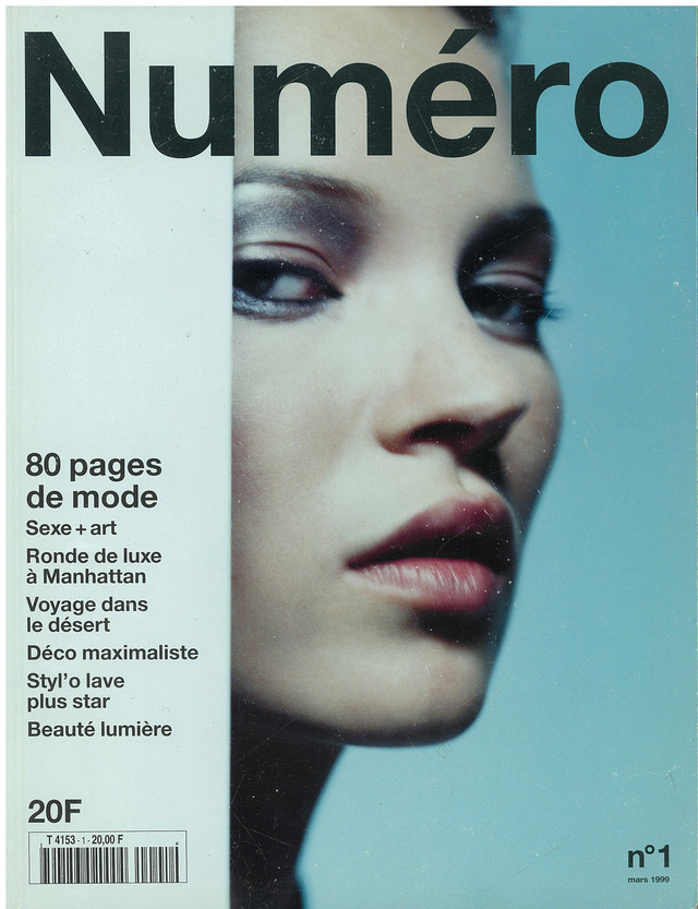 仏『Numero』創刊号（1999年3月刊）