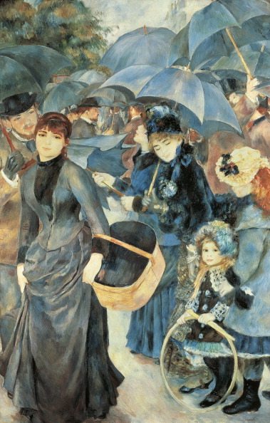 ピエール＝オーギュスト・ルノワール「雨傘」1881年-85年