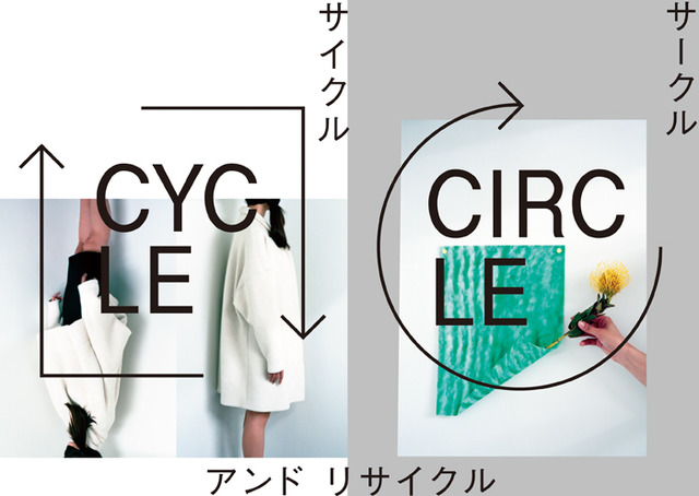 グラフィックデザイナー長嶋りかこによるエキシビション「サイクル／サークル アンド リサイクル」
