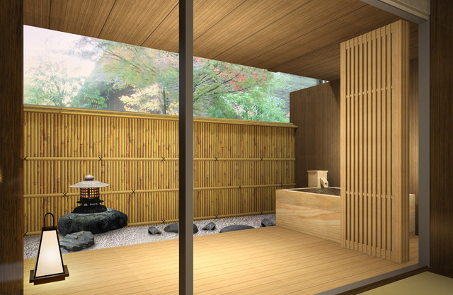 15年春に開業を予定している「翠嵐 ラグジュアリーコレクションホテル 京都」