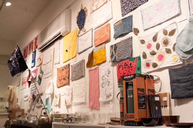 暮らしの道具　松野屋　繋げる仕事×荒物雑貨展では、雑巾展も同時開催