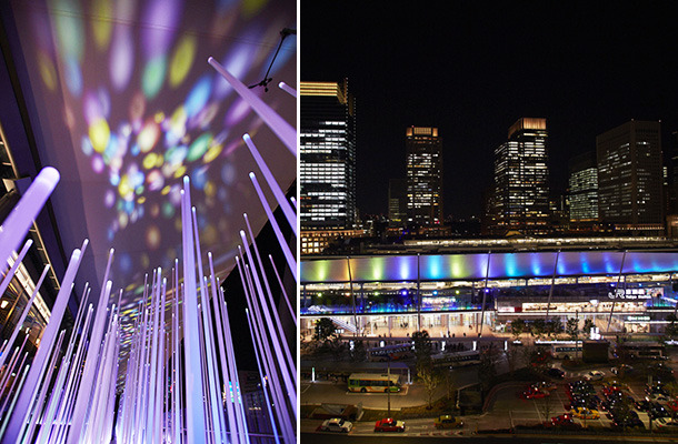 グランルーフのイルミネーション「Tokyo Colors 2015」が開催