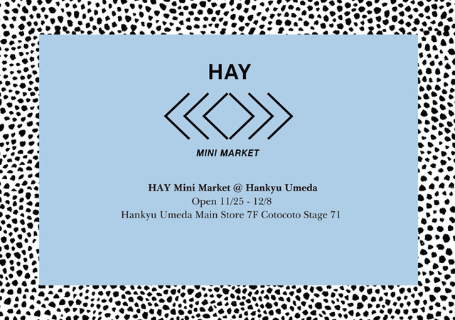 HAYがポップアップショップ「HAY Mini Market」をオープン