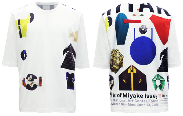 三宅一生による展覧会「MIYAKE ISSEY展: 三宅一生の仕事」を記念したTシャツが発売