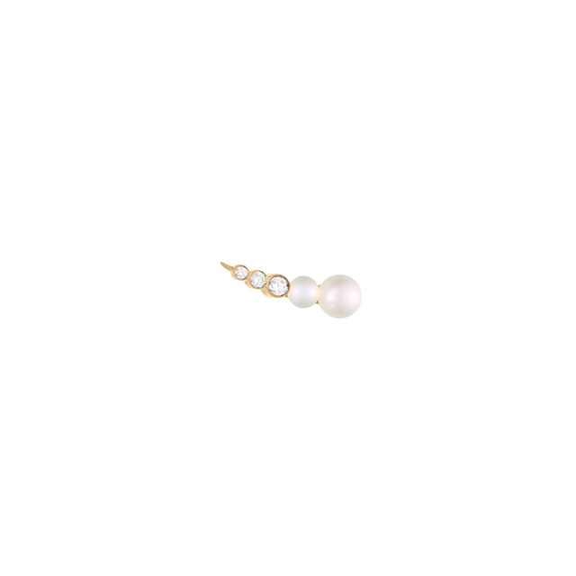 Petite Croissant Perle Diamant／SOPHIE BILLE BRAHE