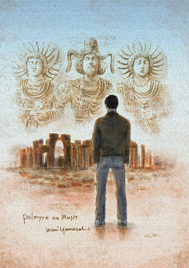 ヤマザキマリ／『Palmyre au Musee 美術館のパルミラ』　
