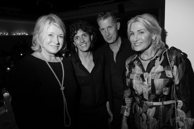 Martha Stewart, Francesca Bellettini Stefano Tonchi & Susan Magrino