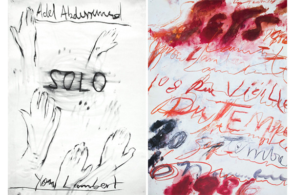 POSTER (1988) by Jean Michel Basquiat / POSTER (1986) by Cy Twombly