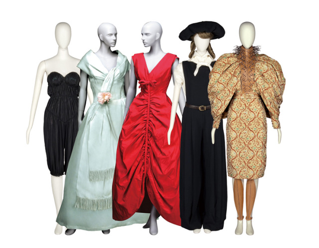 神戸ファッション美術館のベーシック展示「夢のイヴニング・ドレス」が開催