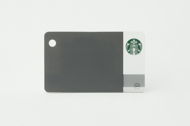ミニ スターバックス カード ソリッドグレー（1,000円以上の入金で発行可能）