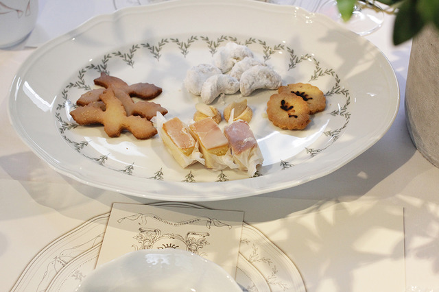 「SPERANZA」のテーブルウエアとfoodremedies・長田佳子さんの焼菓子