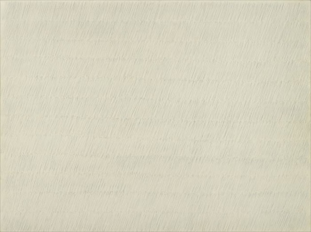 朴栖甫 パク・ソボ PARK Seo-Bo 《描法 No.27-77》 1977油彩、鉛筆、キャンバス 194.4 × 259.9cm 福岡アジア美術館蔵