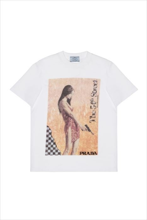 Prada Poster Girl Tシャツ（刺繍入り/6万4,000円）