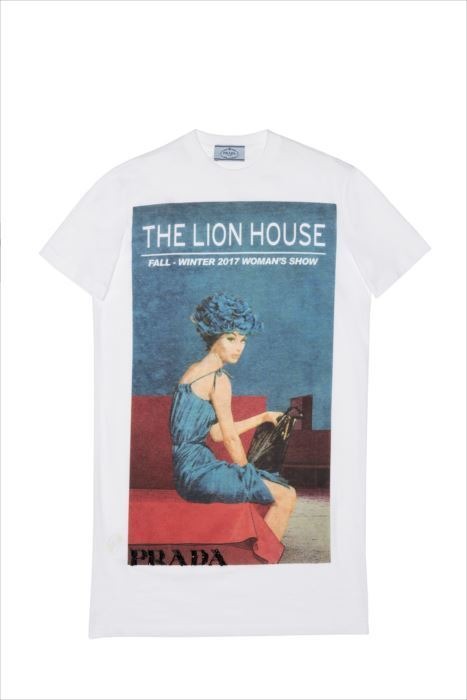 Prada Poster Girl Tシャツ（ロング丈/8万4,000円）